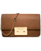Michael Kors Sloan Saffiano Leather Crossbody - Lyst