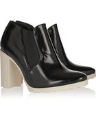 Pierre Hardy Glossed-Leather Ankle Boots - Lyst
