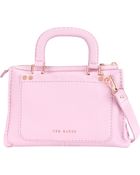 Ted Baker Leather Stab-stich Tote Bag Dusky Pink - Lyst