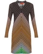 Missoni Zz Ls V-Neck Short Dress - Lyst