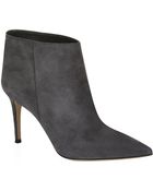 Gianvito Rossi Lazio Suede Bootie - Lyst