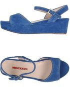 Prada Sport Sandals - Lyst