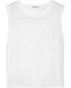 T By Alexander Wang Cotton And Modal-Blend Top - Lyst