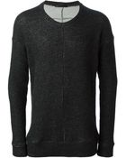 The Viridi-anne Ribbed Crew Neck Sweater - Lyst
