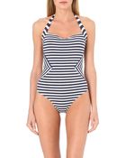 Jets by Jessika Allen Precision Halter Neck Swimsuit - Lyst