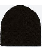 Zara Knitted Hat - Lyst