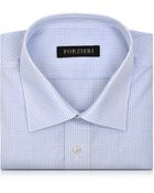 Forzieri Micro Checked Non Iron Cotton Dress Shirt - Lyst