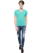 DSquared² 17Cm Tidy Biker Fit Printed Denim Jeans - Lyst