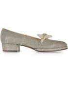 Zoe Lee Ferriday Lizard Embossed Leather Loafer - Lyst