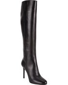Prada Tapered-Toe Knee Boots - Lyst