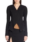 Donna Karan New York Wrap Jacket - Lyst