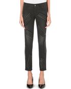 Stella McCartney Zip-detail Skinny High-rise Jeans - Lyst