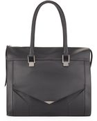 Pour La Victoire Prouve Smooth Leather Tote Bag Black - Lyst