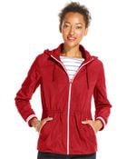 Tommy Hilfiger Drawstring Hooded Jacket - Lyst