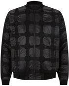 T By Alexander Wang Checked Bomber Jacket - Lyst