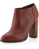 Steven By Steve Madden Sandra Leather Ankle Boot - Lyst