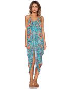 Mara Hoffman Draped Dress - Lyst