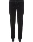 Juicy Couture Slim Velour Track Pant - Lyst