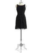 Jessica Simpson Sequined Fit And Flare Dress - Lyst