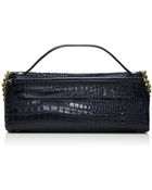 Tory Burch Medium Frame Embossed Leather Satchel - Lyst