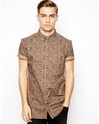 French Connection Shirt Short Sleeve - Lyst