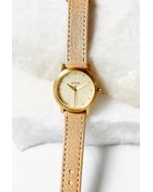 Nixon Kenzi Leather Watch - Lyst