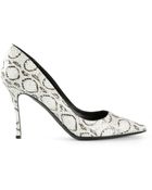 Nicholas Kirkwood Snakeskin Pumps - Lyst