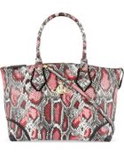 Vivienne Westwood Frilly Snake Borsa Large Tote Red - Lyst