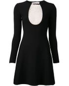 Valentino Lace Panel Dress - Lyst