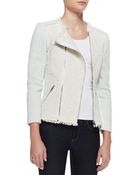 Rebecca Taylor Bicolor Tweed Combo Jacket - Lyst