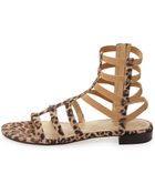 Stuart Weitzman Gladiator Tall Suede Sandal - Lyst