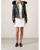Moncler Grenoble Fur Trimmed Padded Jacket - Lyst