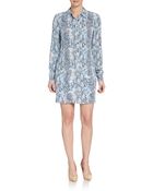 Equipment Lucida Silkcrepe Shift Dress - Lyst