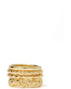 Nasty Gal Zoey Ring Set - Lyst