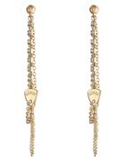 Guess Front To Back Drape Chain Earring - Lyst