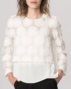 Maje Top - Kalmia - Lyst