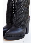 Jeffrey Campbell Oleg Woven Western Boot - Lyst