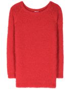 Saint Laurent Oversized Mohair And Wool-Blend Sweater - Lyst