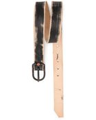 Cause And Effect Brushed Leather Belt - Lyst