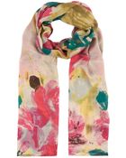 Hobbs Brush Floral Scarf - Lyst
