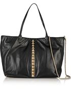 Valentino Rockstud-Embellished Leather Shoulder Bag - Lyst