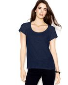 Maison Jules Laceraglansleeve Tee - Lyst