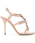Dolce & Gabbana Embellished Sandals - Lyst