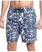Tommy Hilfiger New Splatter Ink Swim Trunks - Lyst