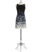 Vince Camuto Patterned Sheath Dress - Lyst