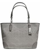 Coach Madison Op Art Needlepoint Eastwest Tote - Lyst
