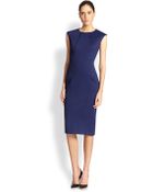 Zac Posen Bonded Jersey Dress - Lyst