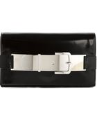 Viktor & Rolf Buckle Detail Clutch - Lyst