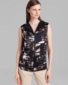 Lafayette 148 New York Fierra Cityscape Top - Lyst