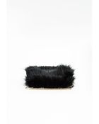 Missguided West Faux Fur Chain Hand Muff Black - Lyst